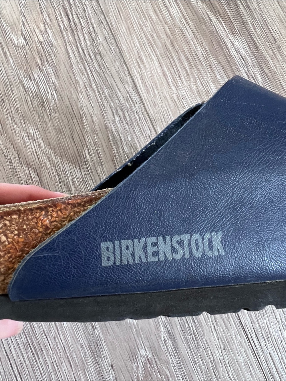Birkenstock Arizona Blue Buckle 2 Strap Sandals - Picture 6 of 10